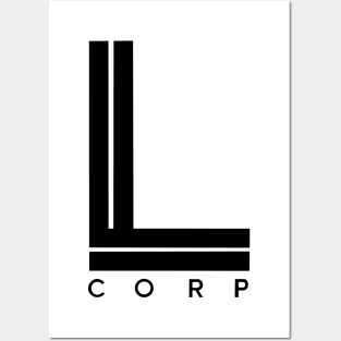 L Corp Logo Posters and Art